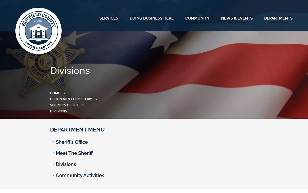 Fairfield County active warrants: sheriff divisions and warrant service roles